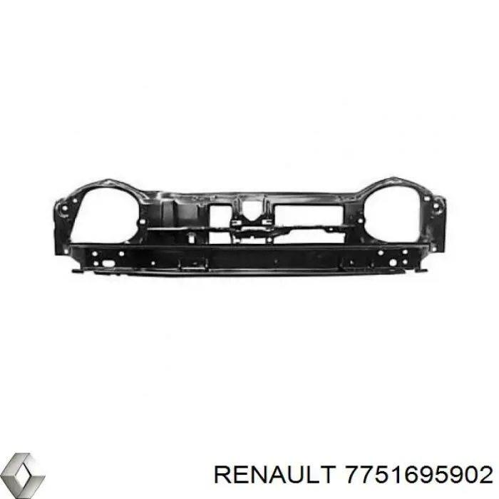7751695902 Renault (RVI) суппорт радиатора в сборе (монтажная панель крепления фар)
