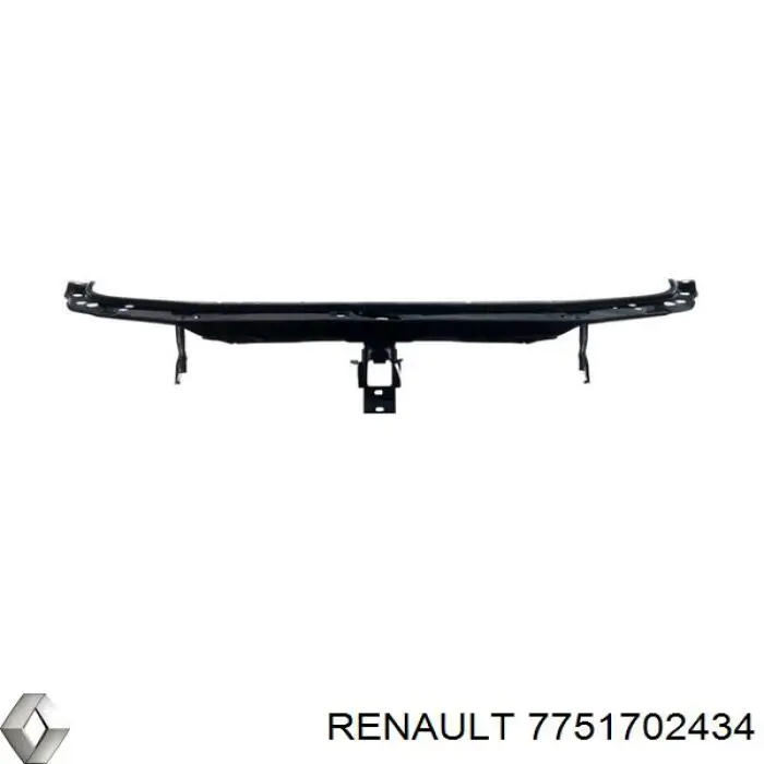 7751702434 Renault (RVI) suporte superior do radiador (painel de montagem de fixação das luzes)