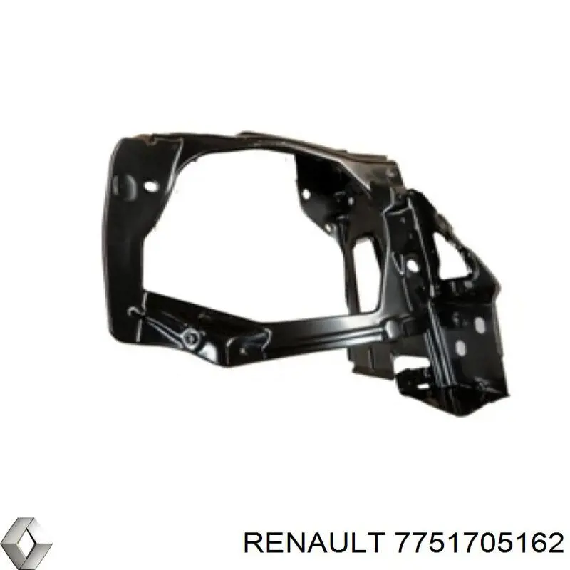 7751705162 Renault (RVI) суппорт радиатора правый (монтажная панель крепления фар)