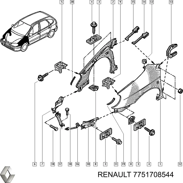  7751708544 Renault (RVI)