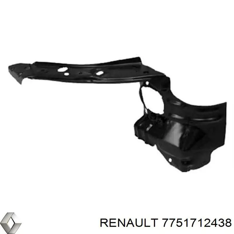 7751712438 Renault (RVI) Рамка радиатора левая