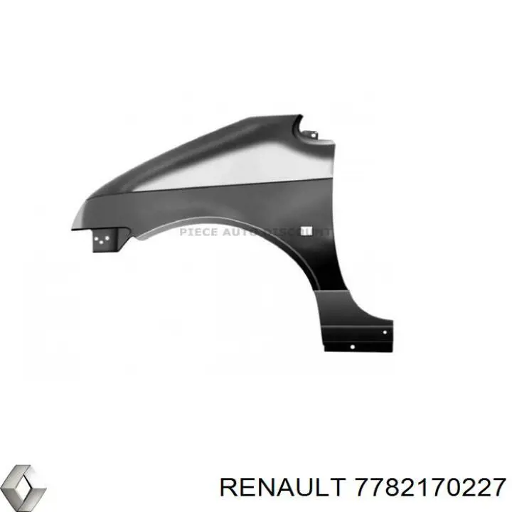 7782170227 Renault (RVI) крыло переднее левое