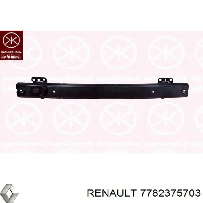 7782375703 Renault (RVI) усилитель бампера переднего