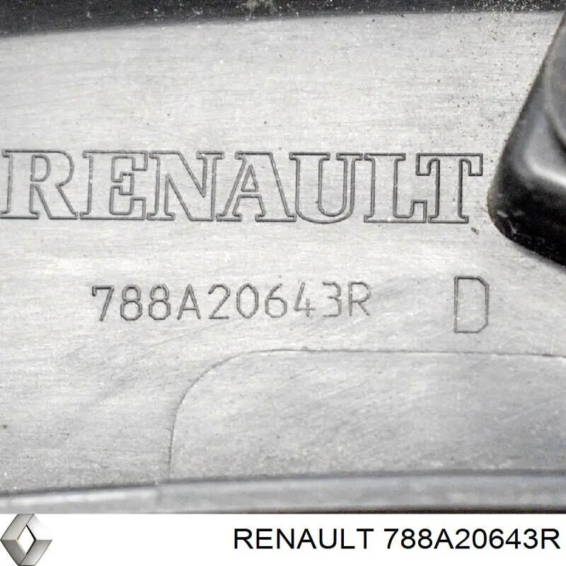 Купить 788A20643R Renault (RVI) Расширитель (накладка) арки заднего крыла правый