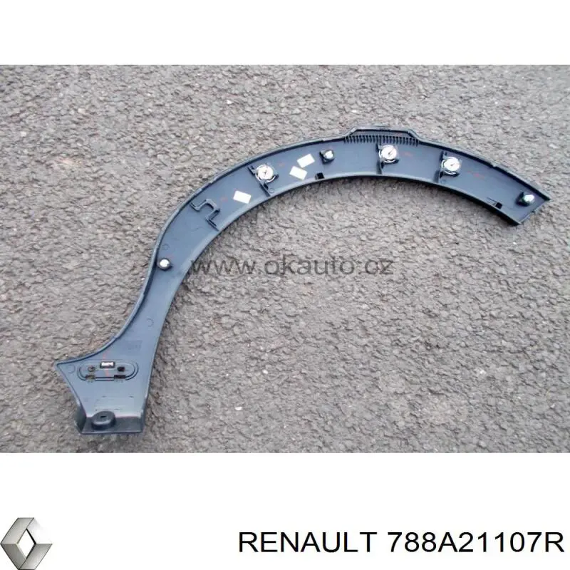 Молдинг арки колеса заднего, левый Renault (RVI) 788A21107R цена, от 50.68 USD