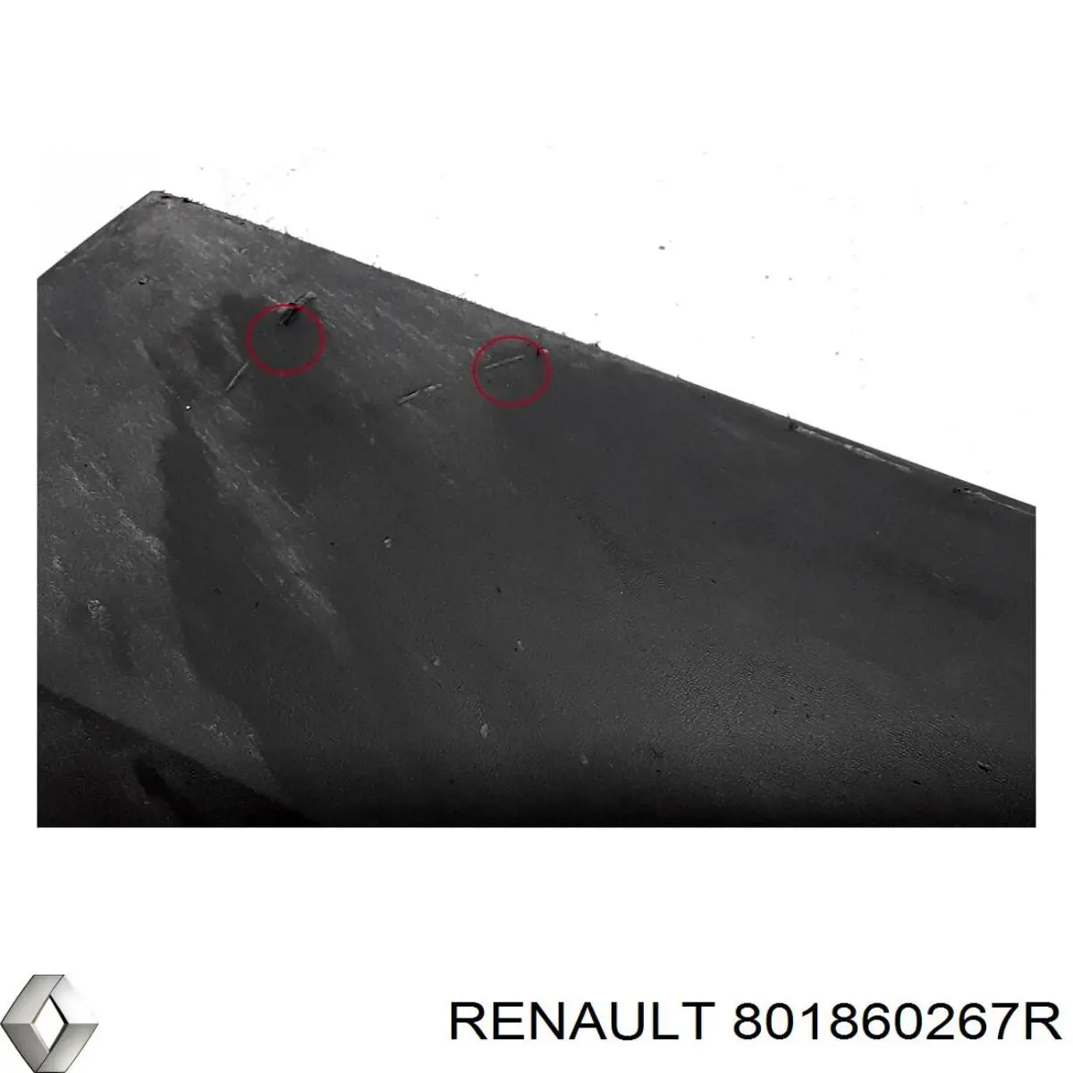 Молдинг двери передней правой нижний 801860267R Renault (RVI)