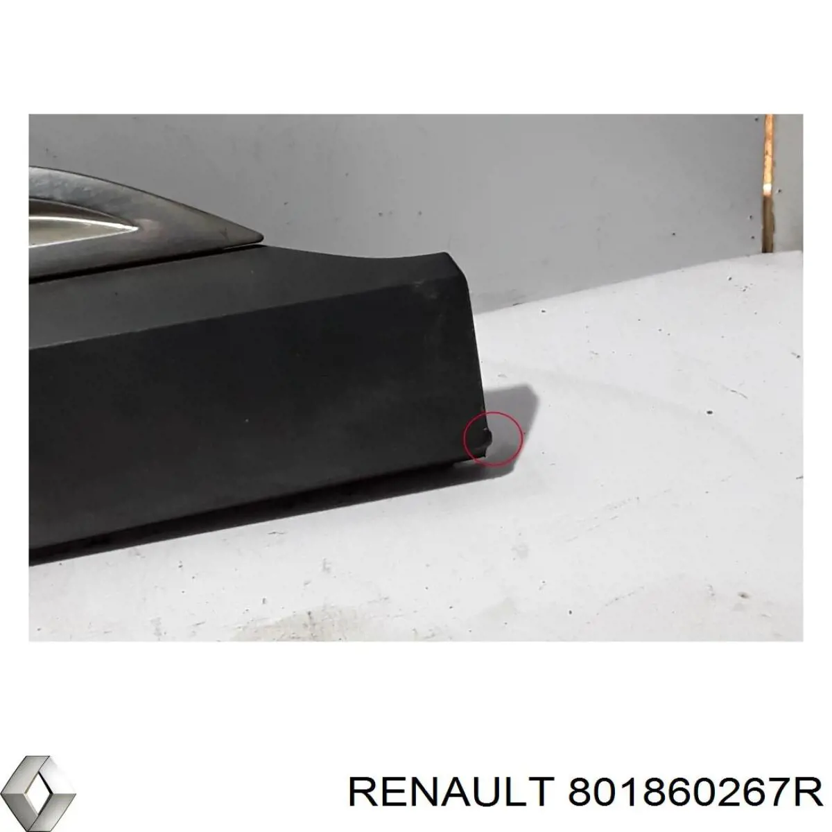 Молдинг двери передней правой нижний Renault (RVI) 801860267R цена, от 58.95 USD