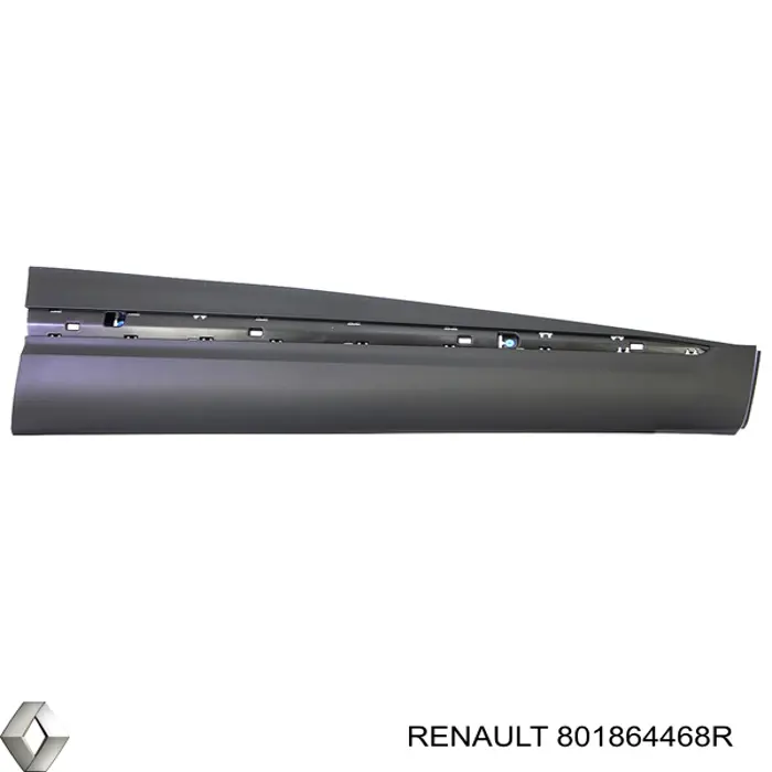 Купить 801864468R Renault (RVI) Молдинг двери передней правой нижний
