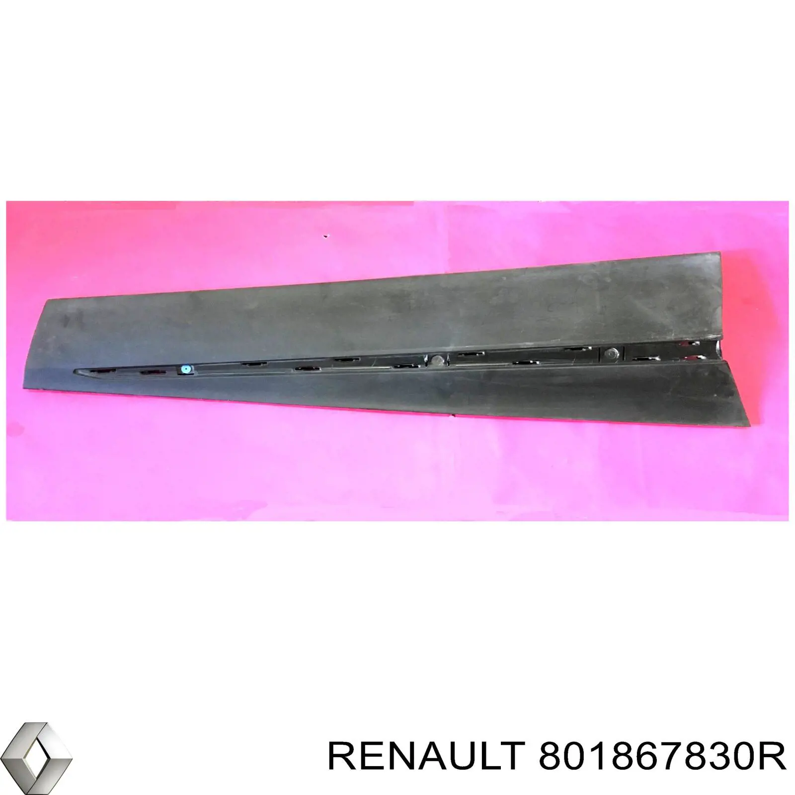 Накладка двери передней правой 801867830R Renault (RVI)