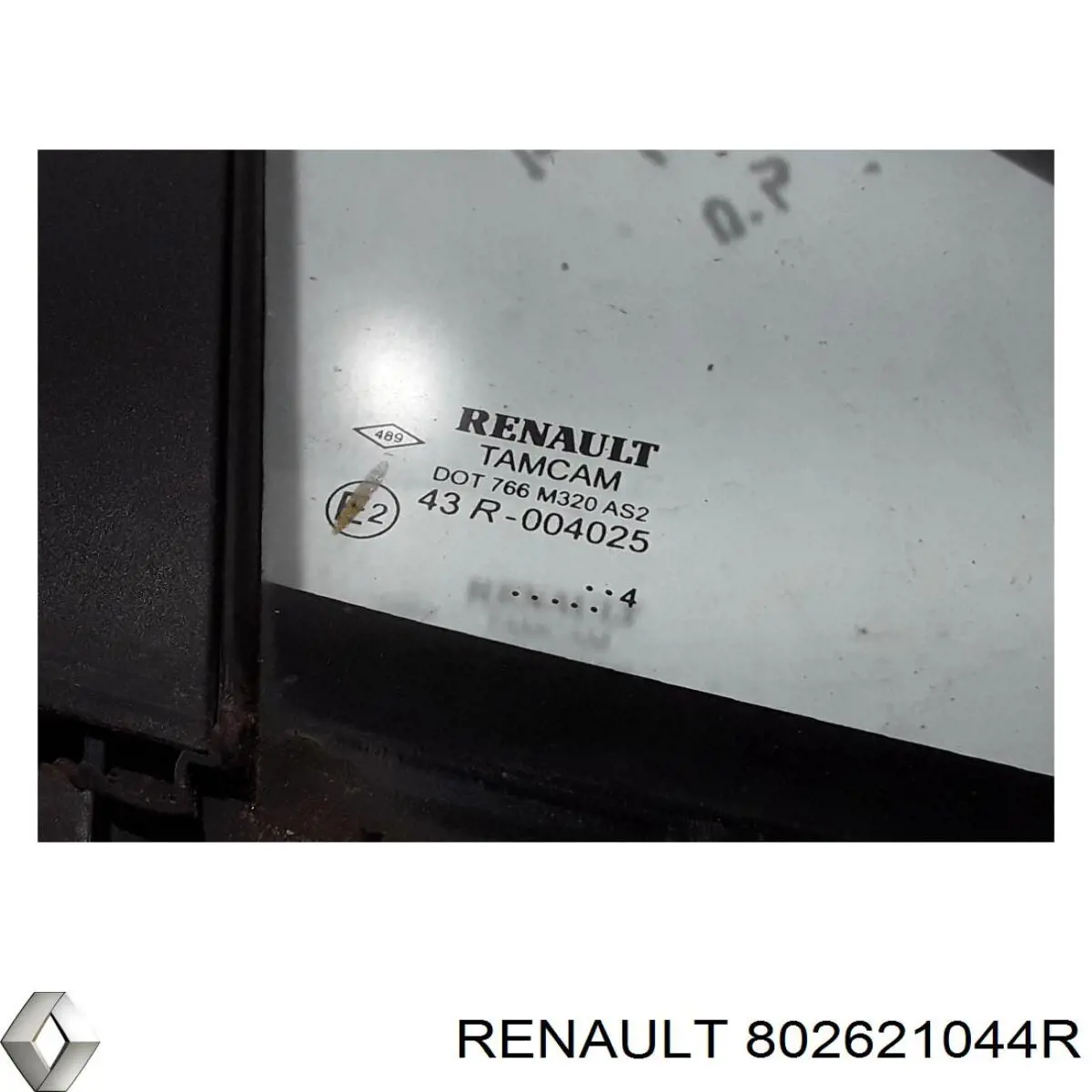 Стекло-форточка двери передней правой Renault (RVI) 802621044R цена, от 22.55 USD