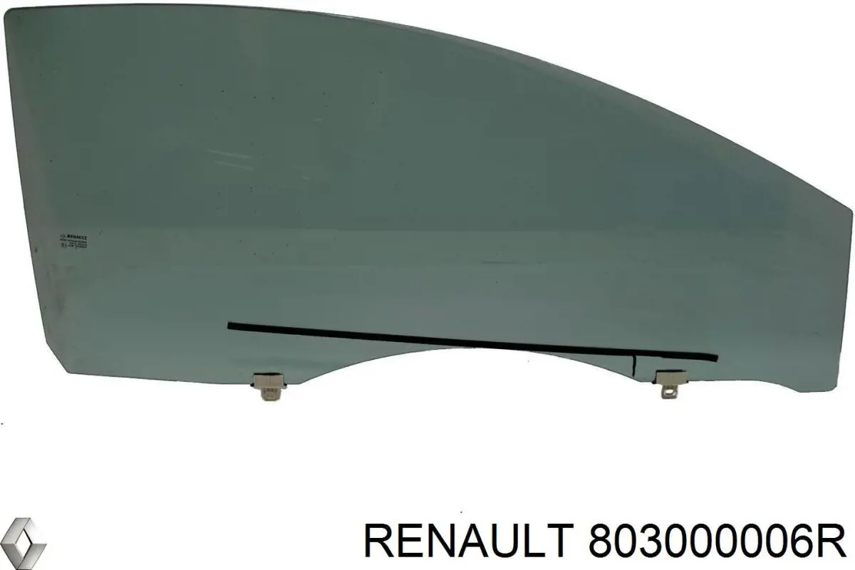 803008971R Renault (RVI) vidro da porta dianteira direita