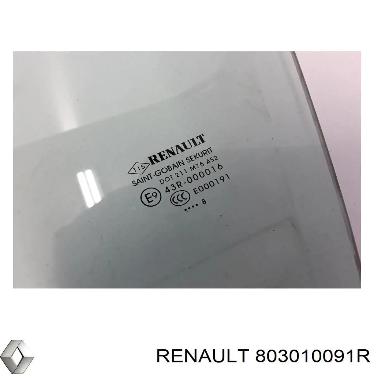 Купить 803015225R Renault (RVI) Стекло передней двери, левой