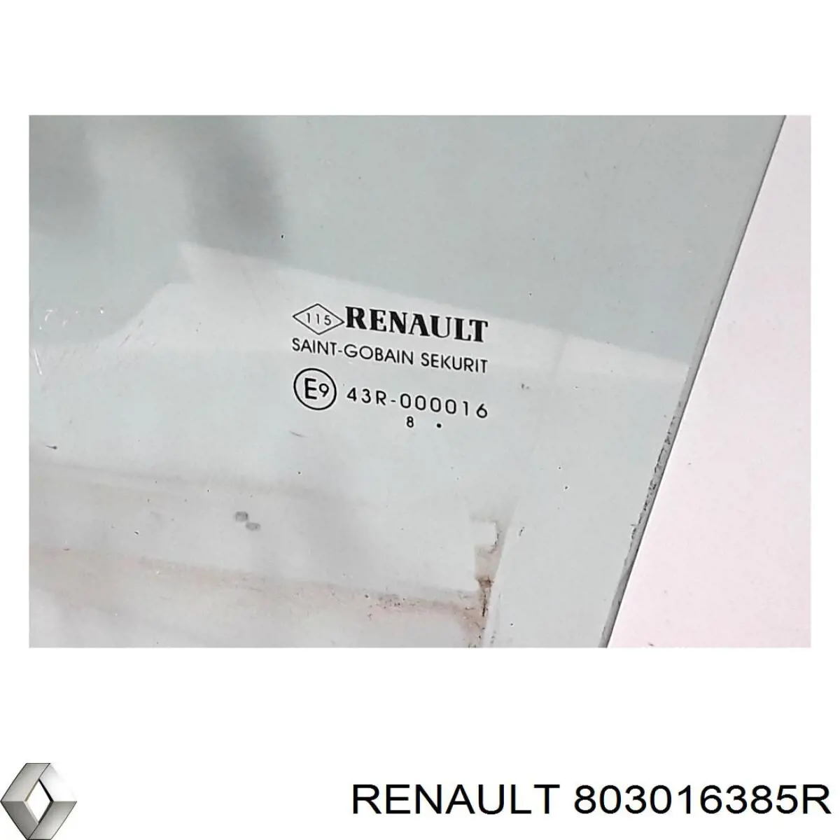 Окно (передней двери) двери Renault (RVI) 803016385R цена, от 26.41 USD