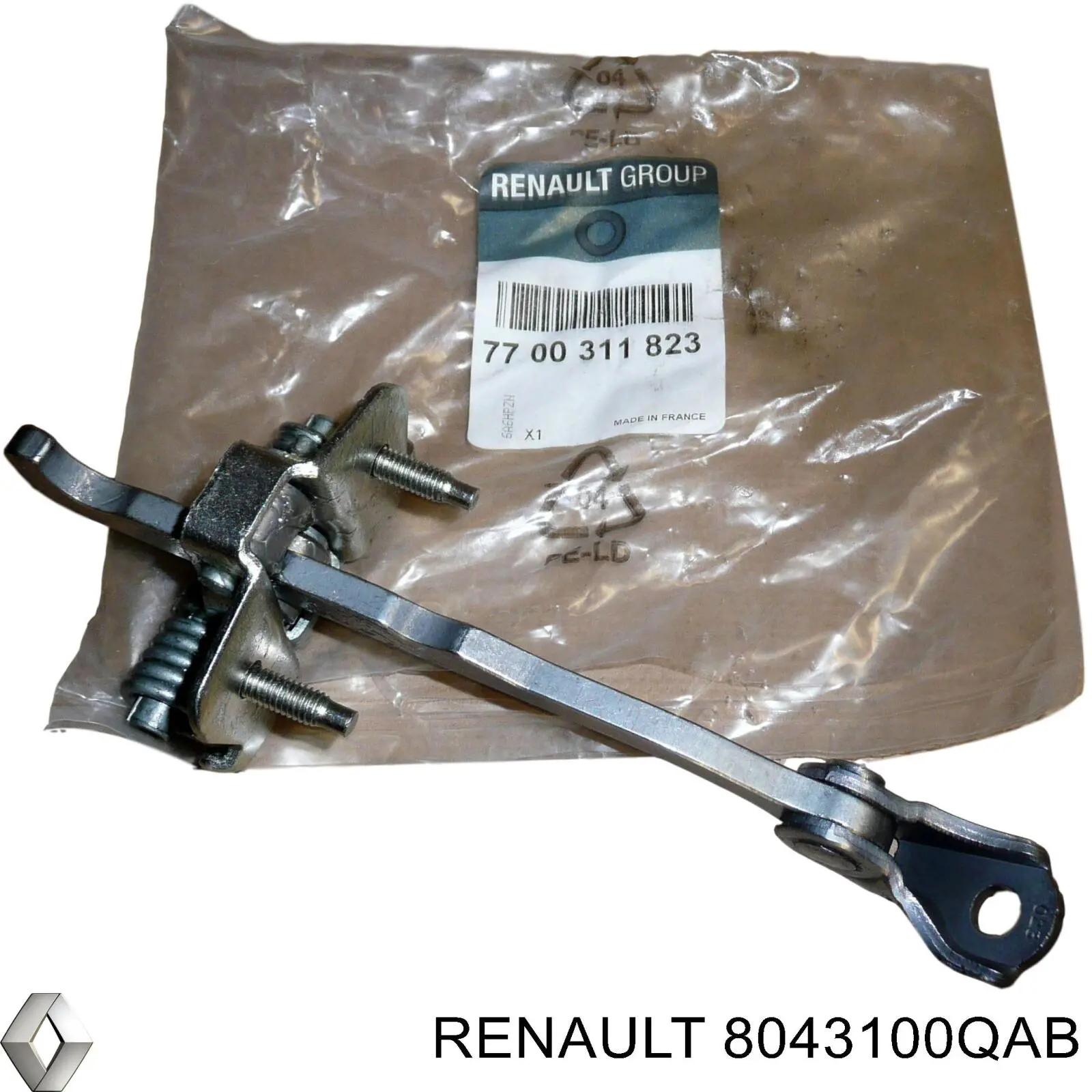Купить 8043100QAB Renault (RVI) Ограничитель открывания дверей