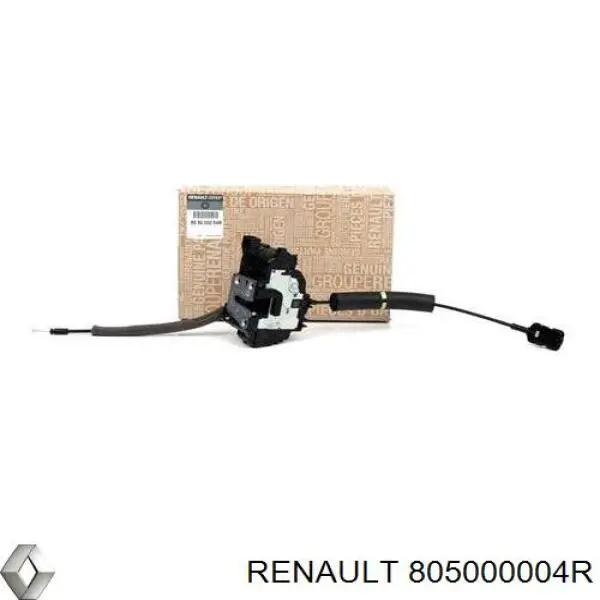 805000004R RENAULT Cerradura de puerta delantera derecha original y equivalente