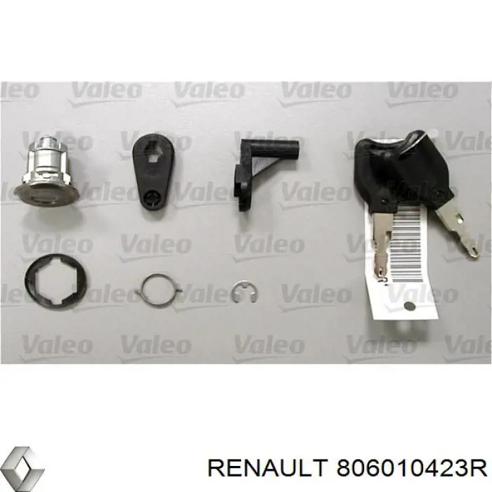 Cilindro de cerradura de puerta delantera 806010423R Renault (RVI)