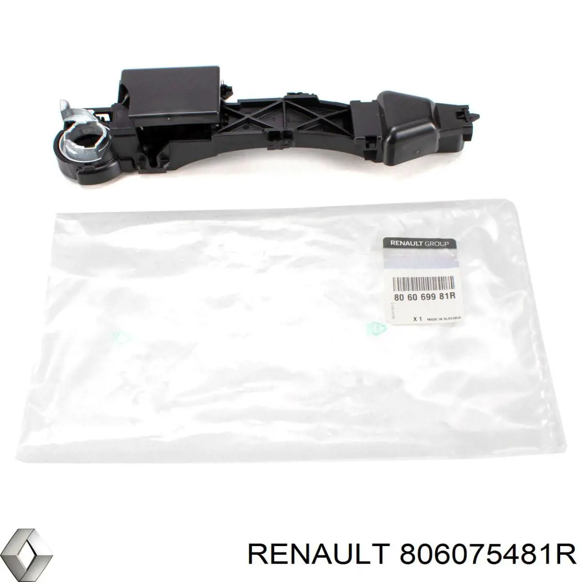 Держатель наружной ручки двери, передней левой Renault (RVI) 806075481R