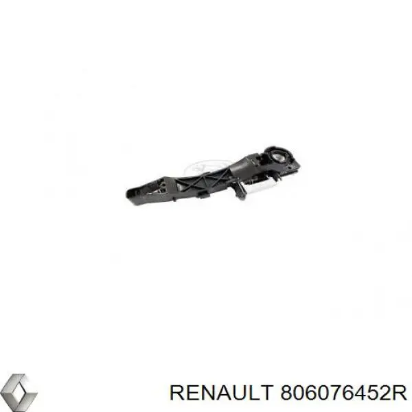 806076452R Renault (RVI) suporte de maçaneta externa da porta dianteira esquerda