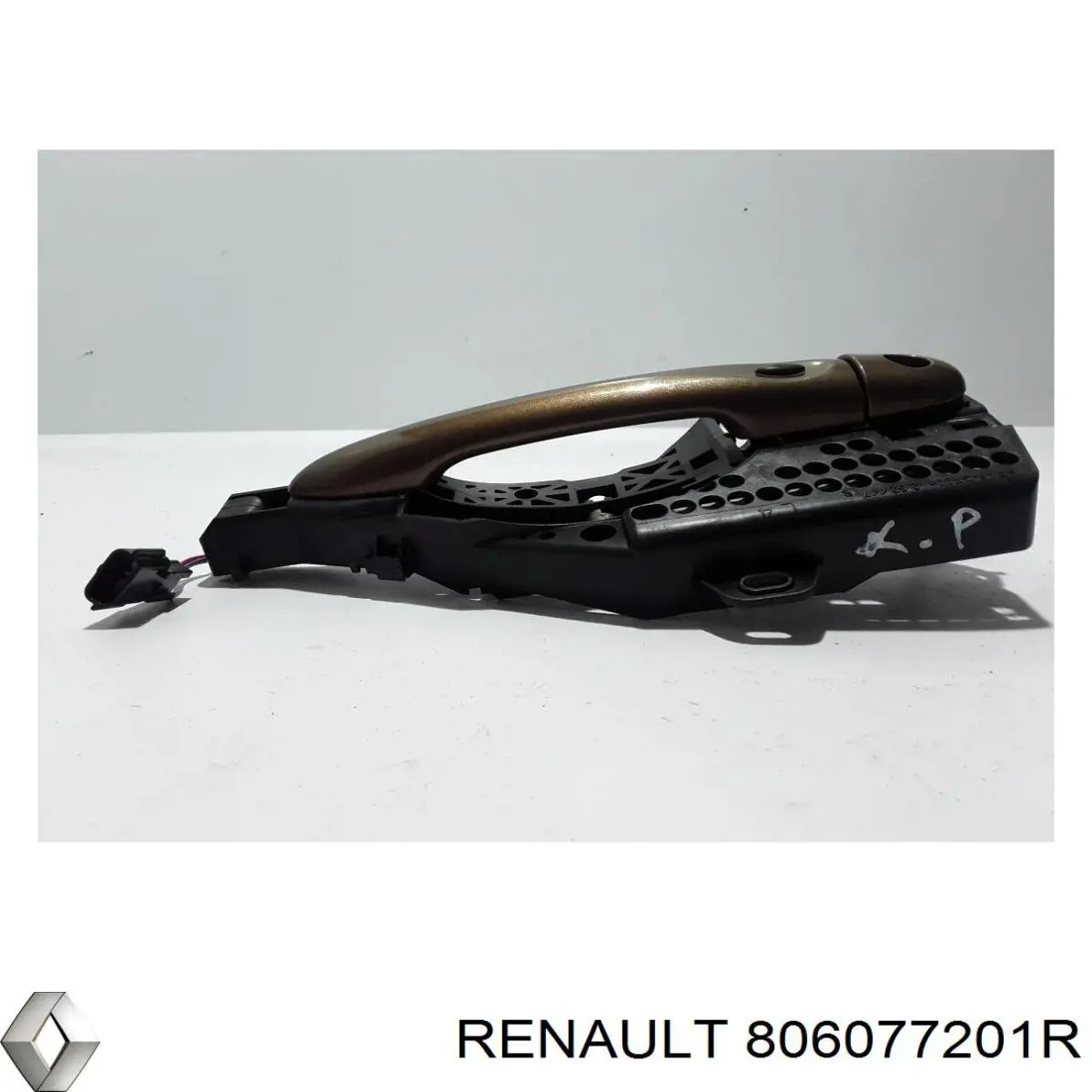 Держатель наружной ручки двери, левых дверей Renault (RVI) 806077201R
