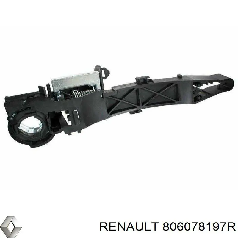 Держатель наружной ручки двери задней левой 806078197R Renault (RVI)