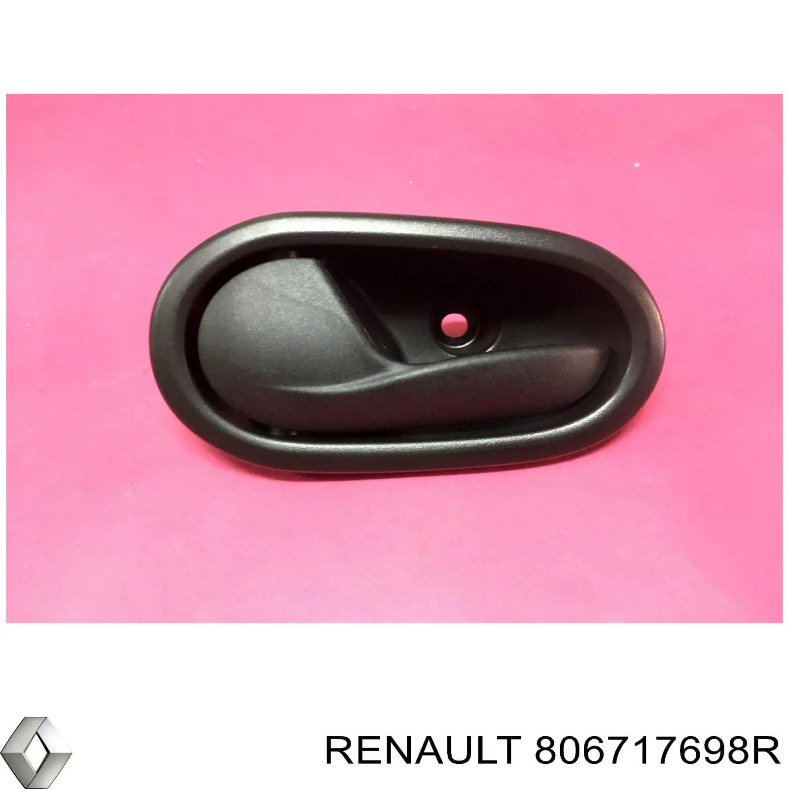 806717698R Renault (RVI) maçaneta interna esquerda da porta dianteira