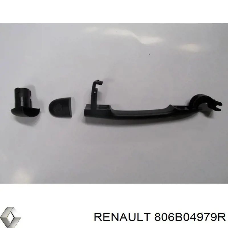 806B04979R Renault (RVI) maçaneta externa da porta dianteira