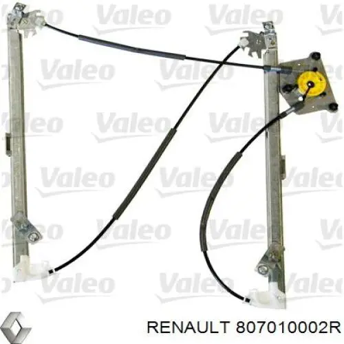Compre 807010002R Renault (RVI) Mecanismo de acionamento de vidro da porta dianteira esquerda