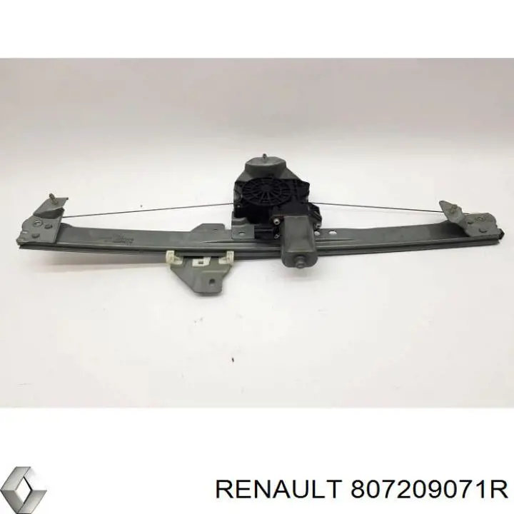 807209071R Renault (RVI) mecanismo de acionamento de vidro da porta dianteira direita