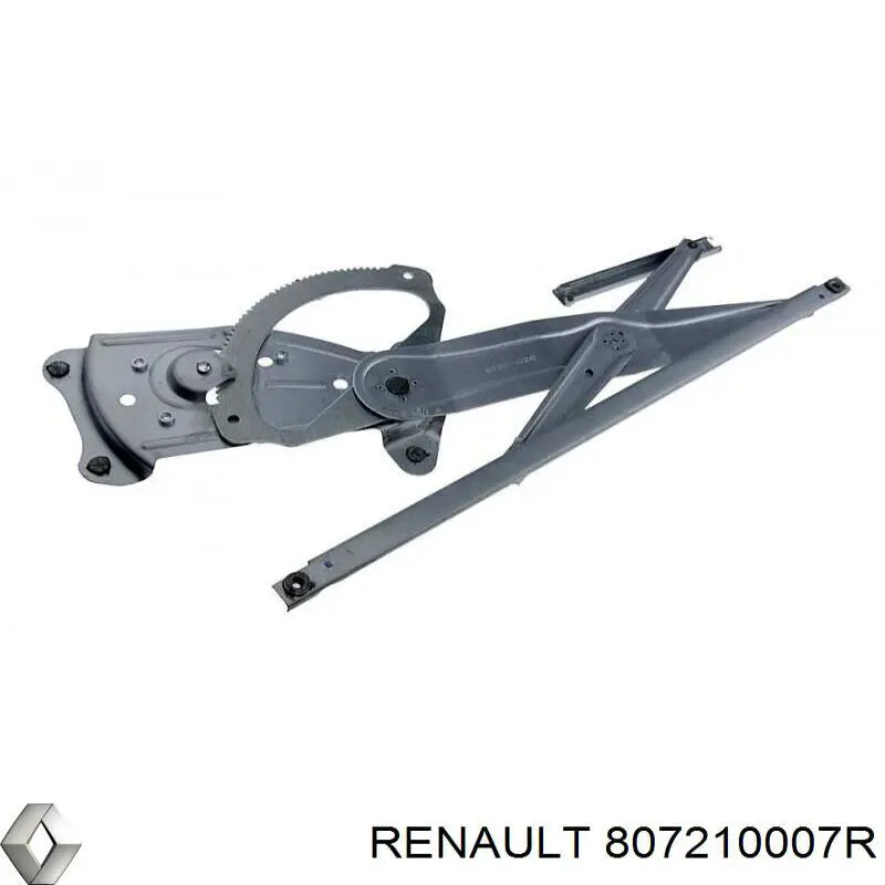 807210007R Renault (RVI) mecanismo de acionamento de vidro da porta dianteira esquerda