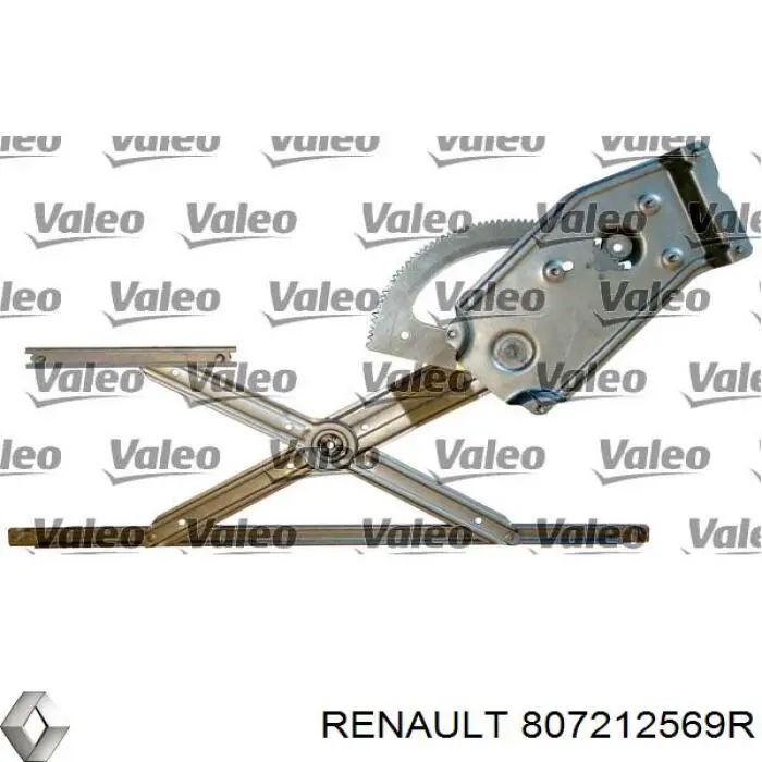 Механизм стеклоподъемника водительской двери Renault (RVI) 807212569R цена, от 56.57 USD