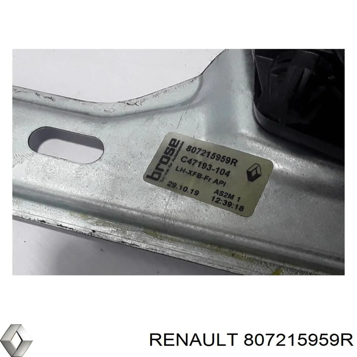 Механизм стеклоподъемника передней левой двери на Renault Megane IV K9A, K9M, K9N