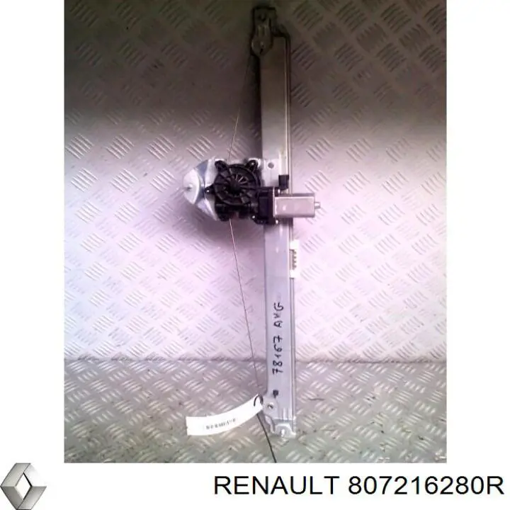 Механизм стеклоподъемника водительской двери Renault (RVI) 807216280R цена, от 55.81 USD