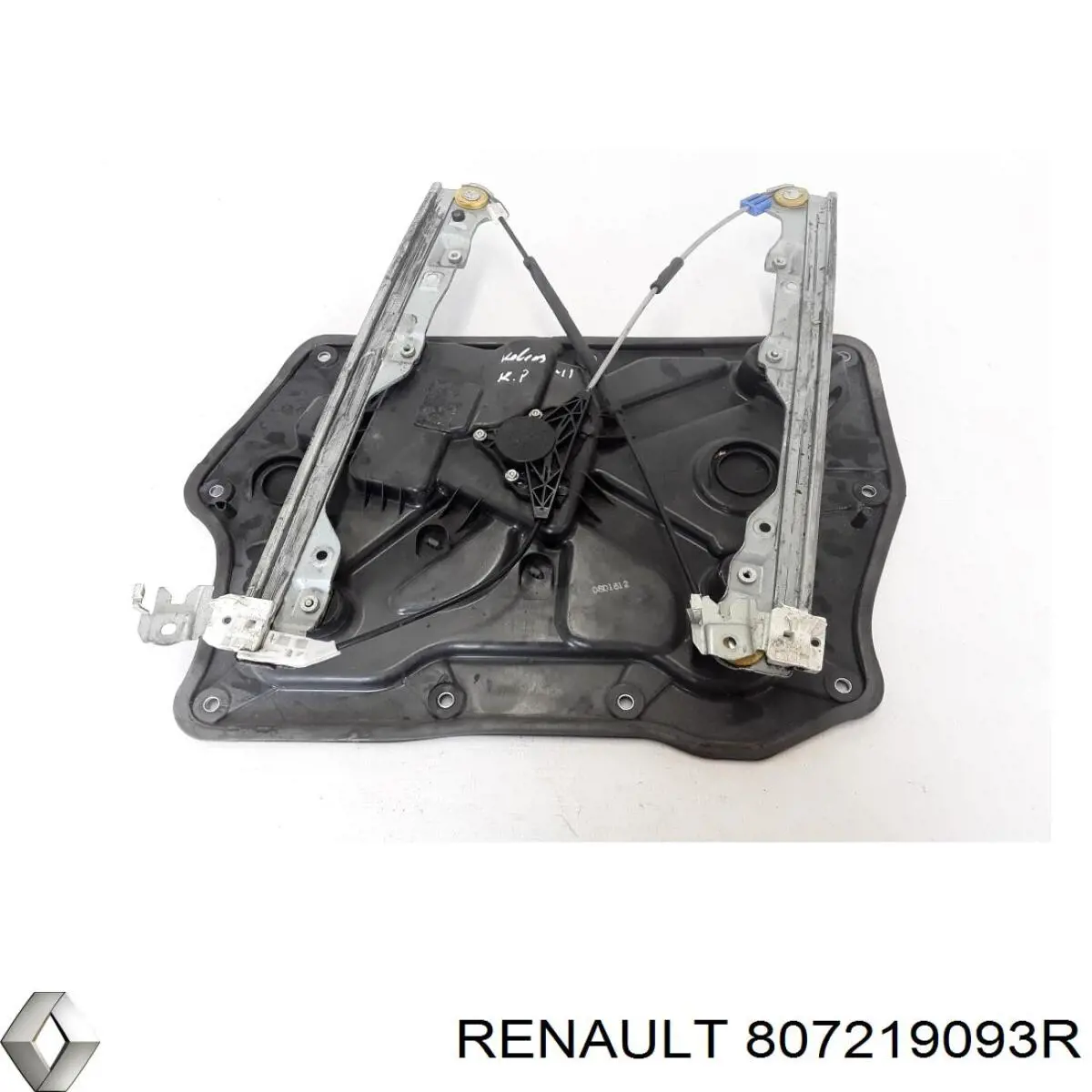 807219093R Renault (RVI) mecanismo de acionamento de vidro da porta dianteira esquerda