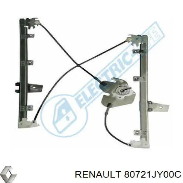 80721JY00C Renault (RVI) mecanismo de acionamento de vidro da porta dianteira esquerda