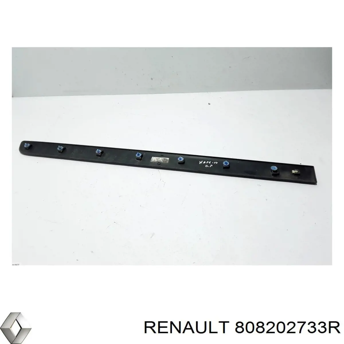 808202733R Renault (RVI) moldura da porta dianteira direita