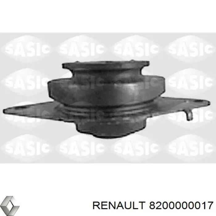 Soporte motor izquierdo 8200000017 Renault (RVI)