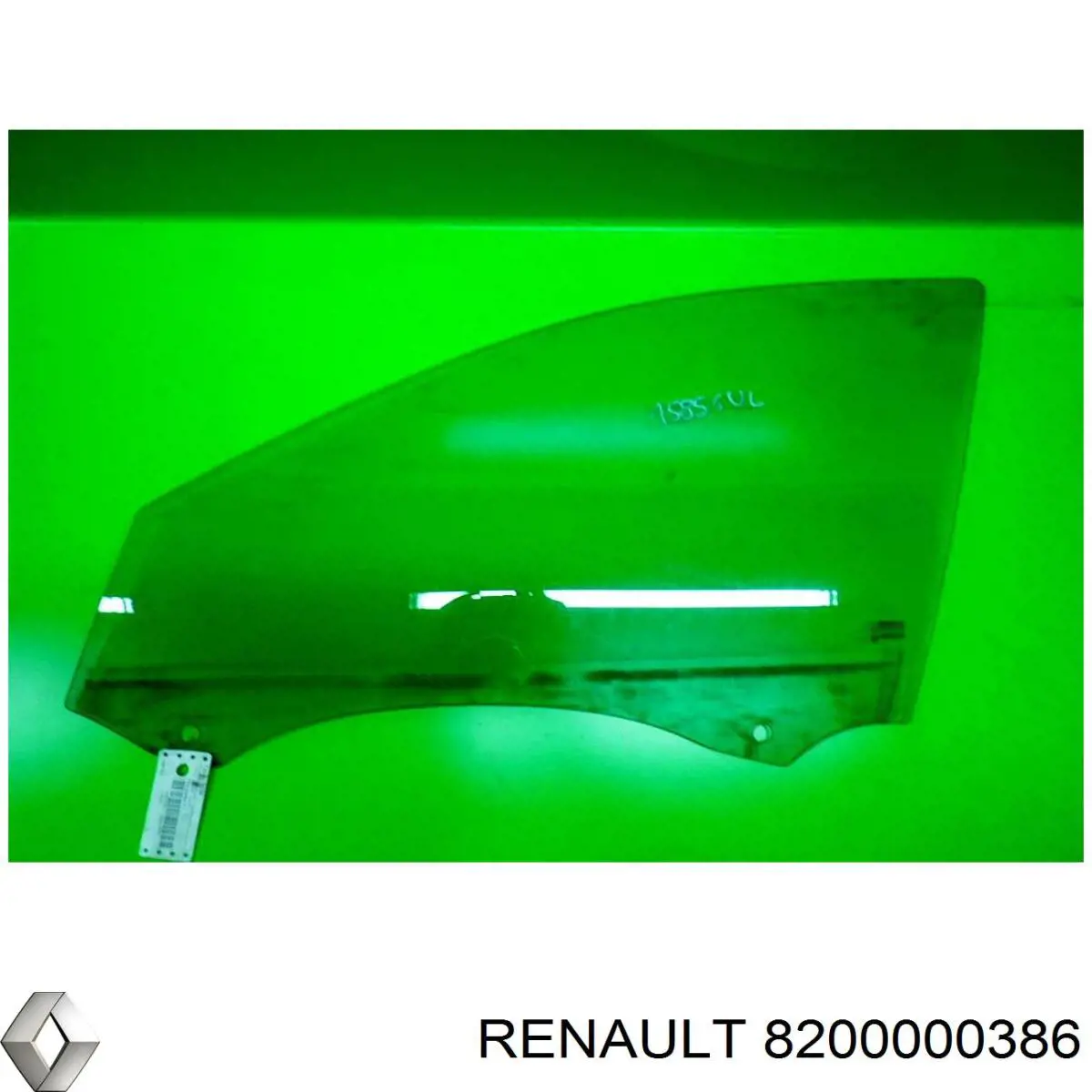 8200000386 Renault (RVI) vidro da porta dianteira esquerda