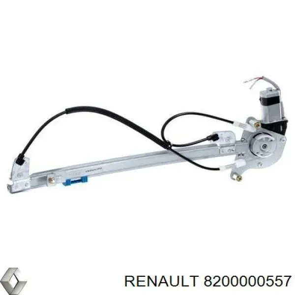8200485201 Renault (RVI) mecanismo de acionamento de vidro da porta traseira esquerda
