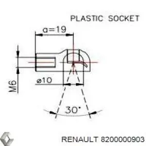 Купить 8200000903 Renault (RVI) Амортизатор двери багажника