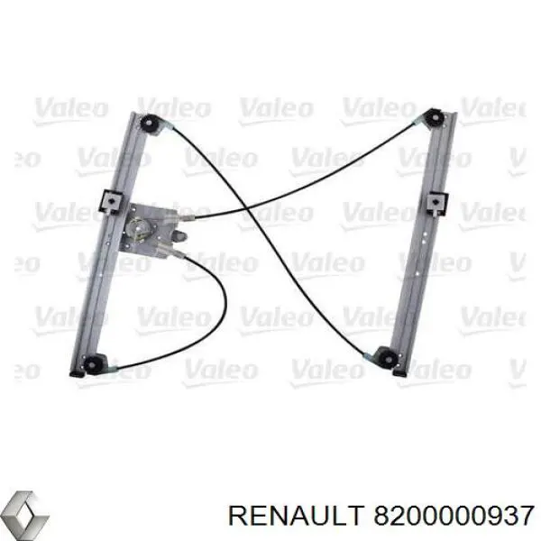 Mecanismo alzacristales, puerta delantera izquierda 8200000937 Renault (RVI)