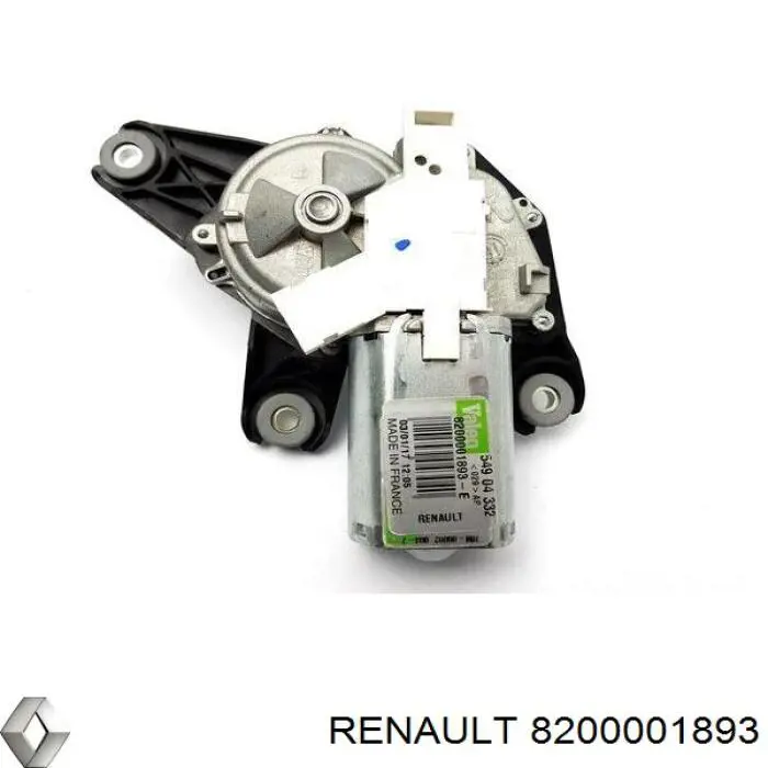 Купить 8200001893 Renault (RVI) Мотор стеклоочистителя заднего стекла