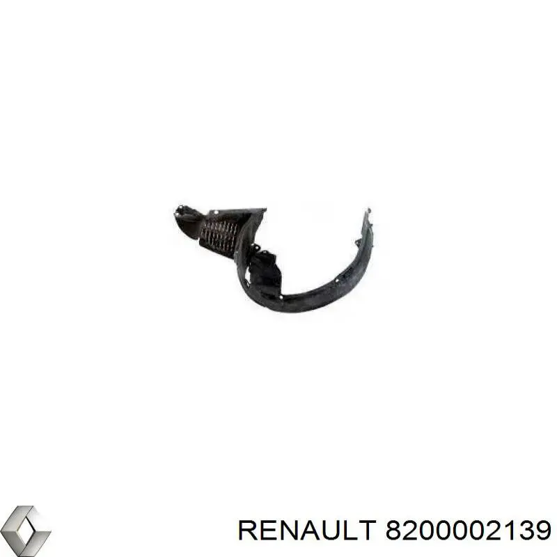  Подкрылок передний левый Renault Laguna 3