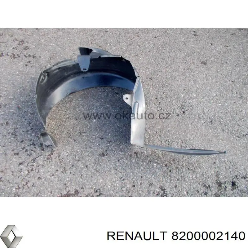 Guarda-barras do pára-lama traseiro direito para Renault Laguna (KG0)