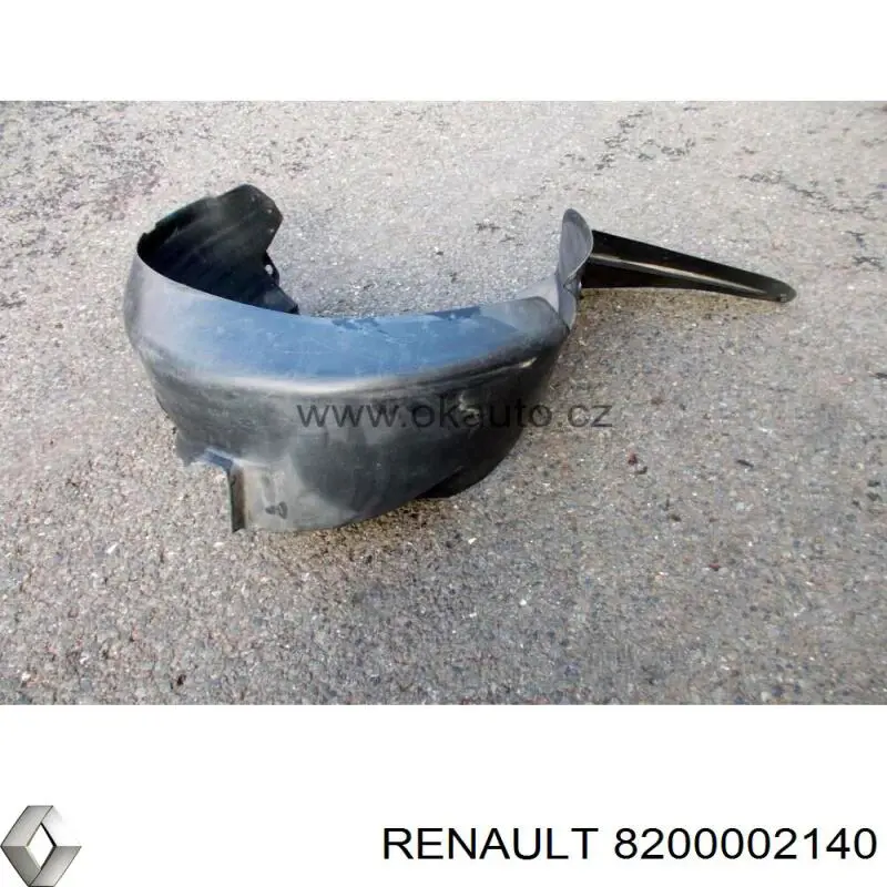 Подкрылок задний правый Renault (RVI) 8200002140 цена, от 8.82 USD
