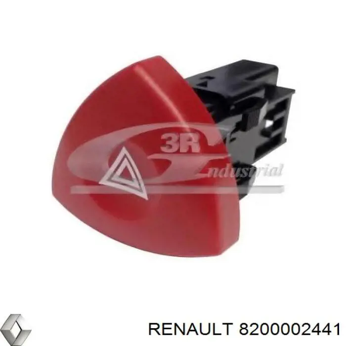 Кнопка включения аварийного сигнала 8200002441 Renault (RVI)