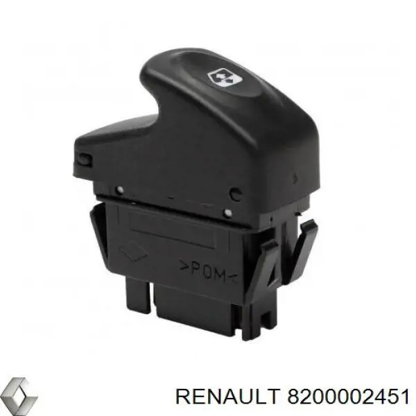 Купить 8200002451 Renault (RVI) Кнопка подъемника заднего стекла