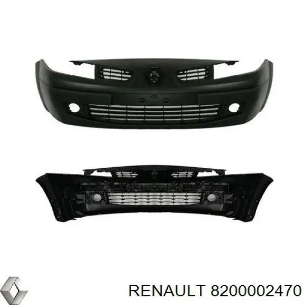 Правая противотуманная фара Renault (RVI) 8200002470
