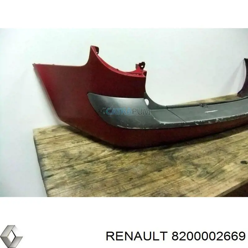 Купить 8200002669 Renault (RVI) Задний бампер