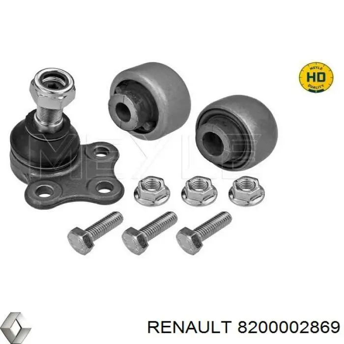 Сайлентблок переднего нижнего рычага Renault (RVI) 8200002869