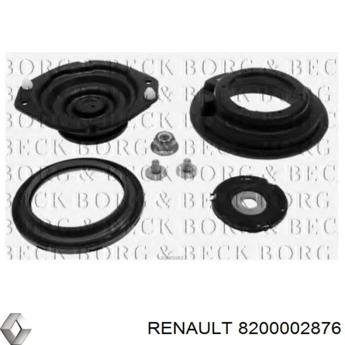 Опора стойки амортизатора переднего Renault (RVI) 8200002876 цена, от 19.90 USD